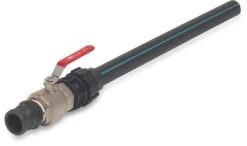 Hi-Vac Cleaning Lance For Portable Toilets PE, Hi-Vac Brass Valve