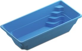 Fibreglass Pre-Fab Swimming Pool - Montecito - Blue 1 Fibreglass Pre-Fab Swimming Pool - Montecito - Blue