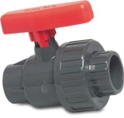 PVC Single Union Ball Valve - Glue Socket
