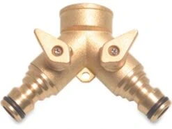 Brass Hose Click Fittings Hose Pipe Fittings UK Double Male Click X Double Ball Valve X 3/4" Female BSP Thread
