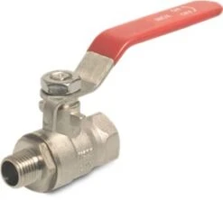 Brass Lever Ball Valve, Male BSP Thread X Female BSP Thread