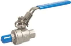 Stainless Steel Lever Ball Valve Female BSP X Male BSP Thread - Lockable Handle. Low Price