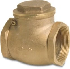 None Return Valve 10 Bar Female BSP Thread Brass Swing Check