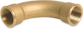 Brass BSP Female Threaded 90 Long Bend 1 Brass BSP Female Threaded 90 Long Bend