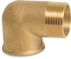 Brass BSP Female X Male Threaded 90° Elbow BSP Pipe Fittings UK