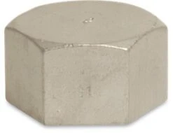 Stainless Steel Threaded Hex Cap