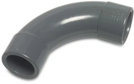 PVC 90° Bend - Glue Socket 2 PVC 90° Bend - Glue Socket - Image 2