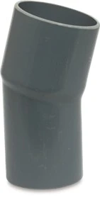 PVC 15° Bend - Glue Socket X Spigot