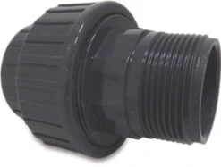 PVC Union Coupler - Female BSP X Male BSP Thread.