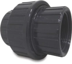 PVC Union Coupler - Female BSP X Female BSP Thread.