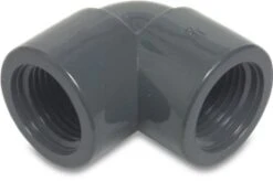 PVC Elbow 90 Degree Female BSP Thread 10 Bar Pressure PVC Pipe