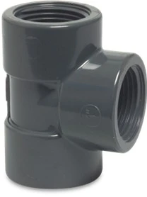 PVC Threaded Tee Piece PVC Pipe Valves Fittings And Glue In Store