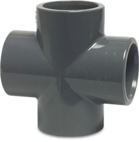 PVC Cross Piece Solvent Weld PVC Pipe Valves Fittings And Glue In Store 1 PVC Cross Piece Solvent Weld PVC Pipe Valves Fittings And Glue In Store