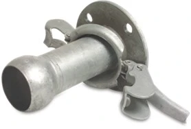 Bauer Compatible Male Coupling X DN Flanged - Inc Clamps Type S70 1 Bauer Compatible Male Coupling X DN Flanged - Inc Clamps Type S70