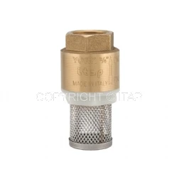 Brass Spring Loaded Non Return Foot Valve Female BSP Thread Type York 108 1 Brass Spring Loaded Non Return Foot Valve Female BSP Thread Type York 108